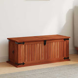 Vidaxl opbergkist 79x34x32 cm massief acaciahout