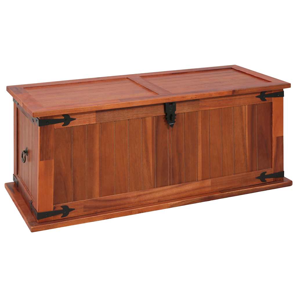 Vidaxl opbergkist 90x45x40 cm massief acaciahout