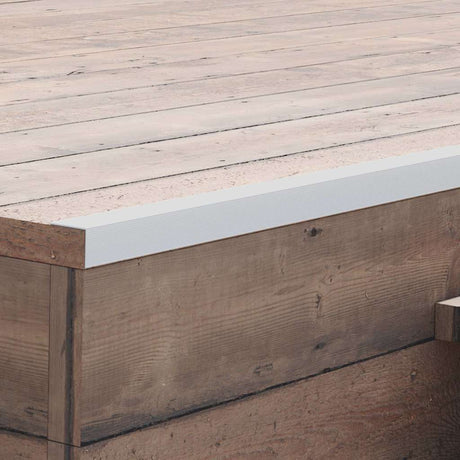 Vidaxl 5 st terras hoekplinten 170 cm aluminium zilverkleurig