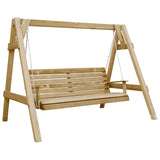 VIDAXL Swing Bench 205x150x157 cm imprägnierte Kiefer