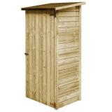 Vidaxl Tool Shed 88x76x175 cm impregnerat tallved