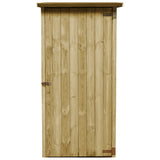 Vidaxl Tool Shed 88x76x175 cm impregnerat tallved