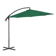 Vidaxl zweefparasol met stalen paal 300 cm groen