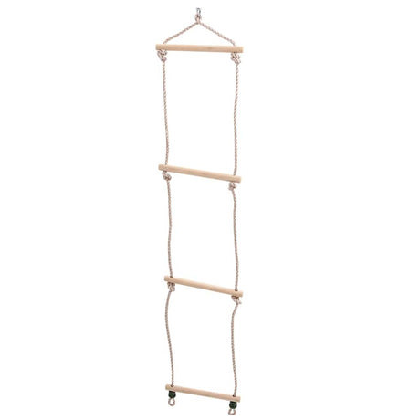 Vidaxl schommelzitje en touwladder 37x15 cm pe blauw