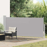 Vidaxl windscherm uittrekbaar 140x300 cm grijs