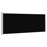 Vidaxl windscherm uittrekbaar 120x300 cm zwart