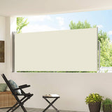 Vidaxl windscherm uittrekbaar 117x314 cm crème