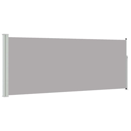 Vidaxl windscherm uittrekbaar 117x314 cm grijs
