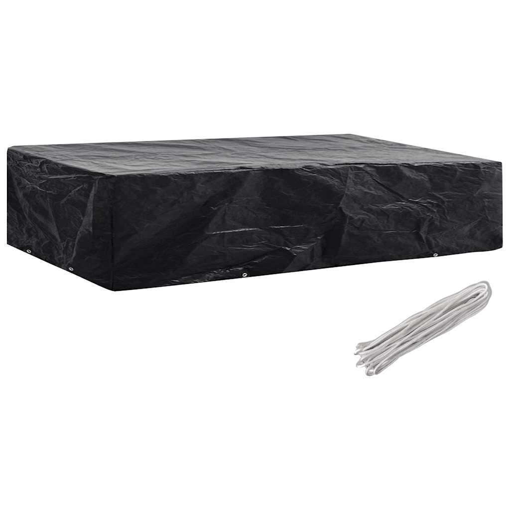 Vidaxl ligbeddenhoes met 8 oogjes 218x77x55 cm