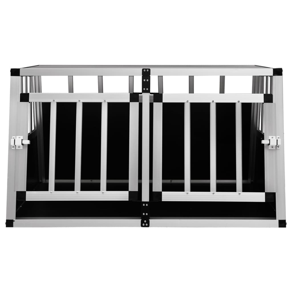 Vidaxl Dog Bank con puerta doble 89x69x50 cm