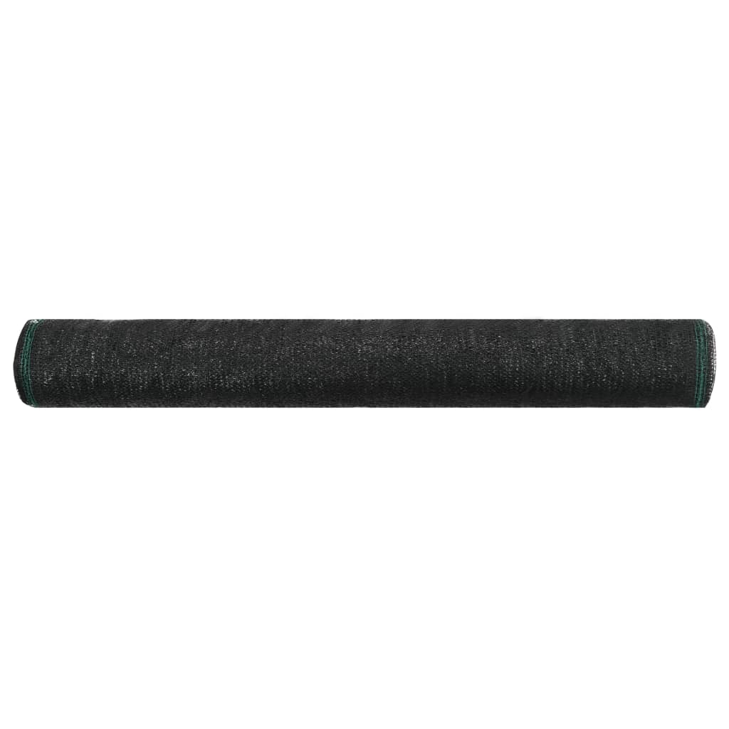 Écran de tennis Vidaxl 1.2x100 m HDPE noir