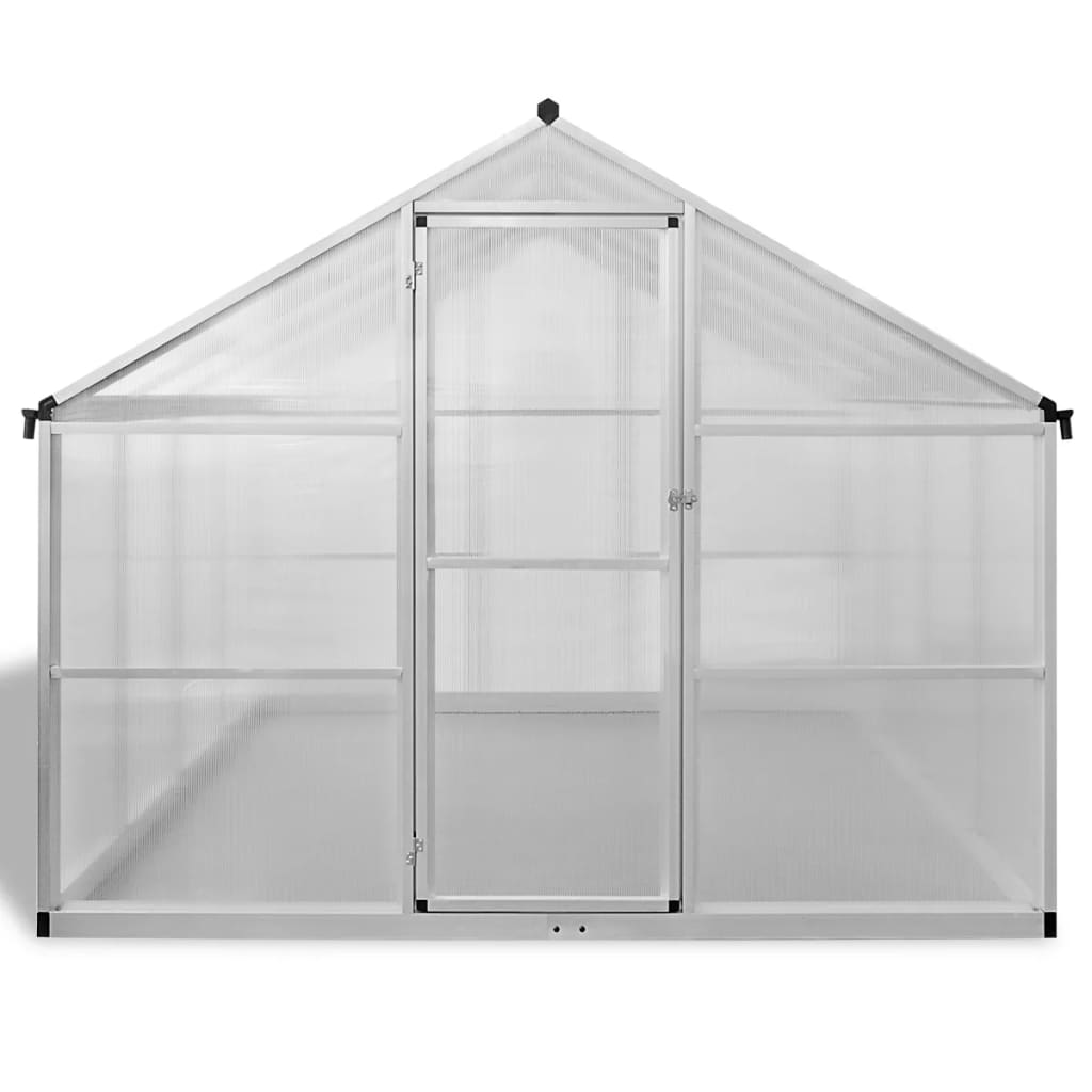 Vidaxl Tuinkas 23.44 m³ 481x250x195 cm aluminum