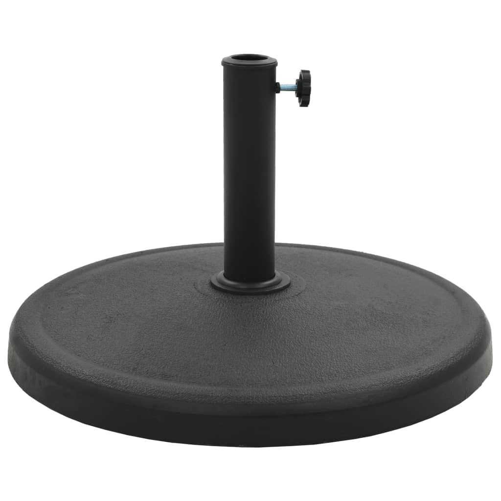 Vidaxl Parasol foot around 19 kg Polyresin Black