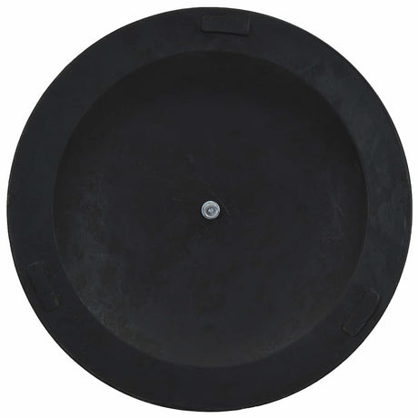 Vidaxl parasolvoet rond 11 kg polyresin bronskleurig