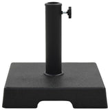 Vidaxl Parasol Foot Square 8 kg Polyresin Black