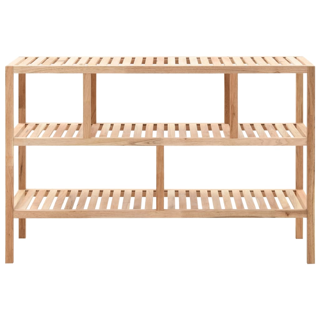 Vidaxl badkamerrek 100x40x65 cm massief walnotenhout