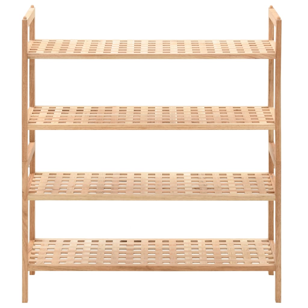 Vidaxl shoe rack 69x26x81 cm solid walnut wood