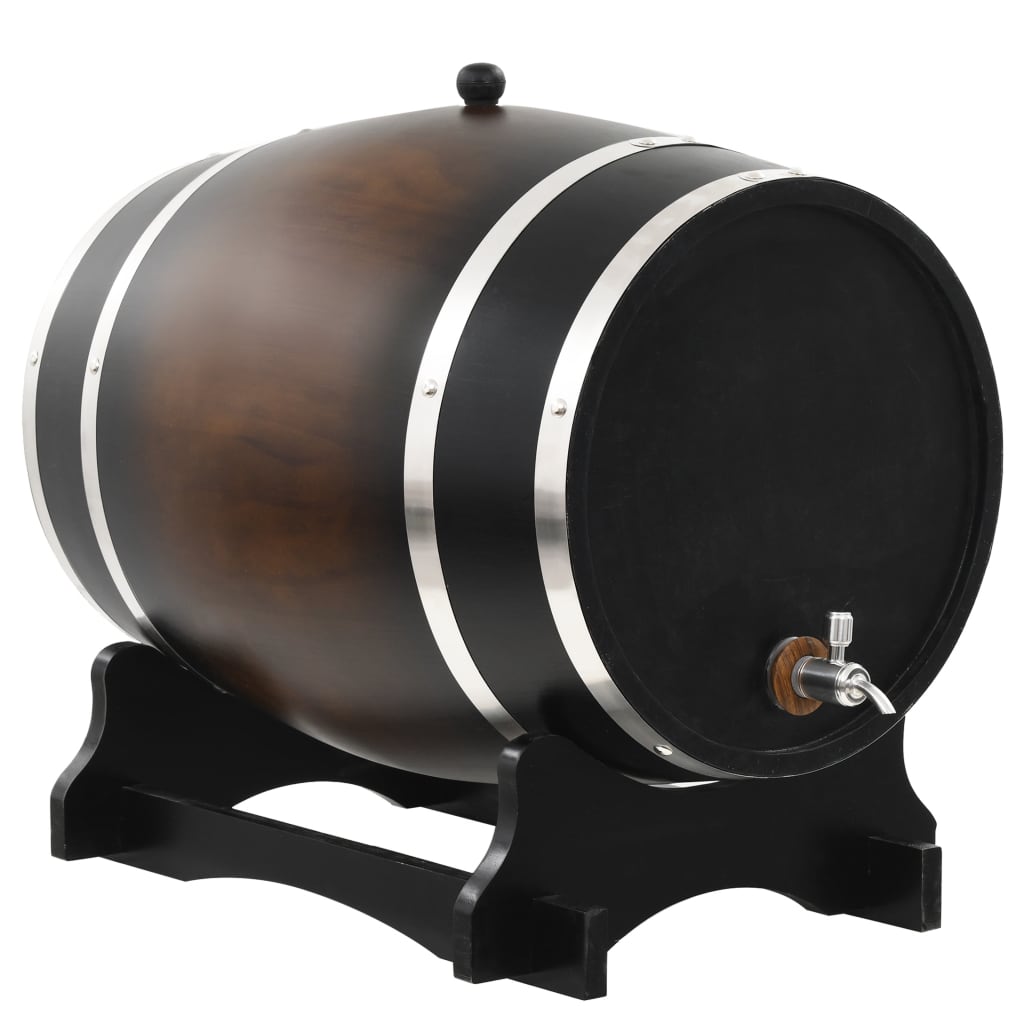 Vidaxl Wine barrel with tap 35 l Solid pine