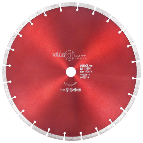 Vidaxl diamantzaagblad 350 mm staal