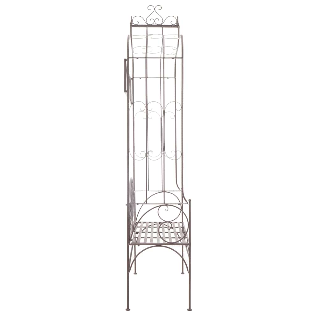 Vidaxl tuinbank 122 cm ijzer antiekbruin