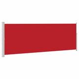 Vidaxl windscherm uittrekbaar 160x500 cm rood