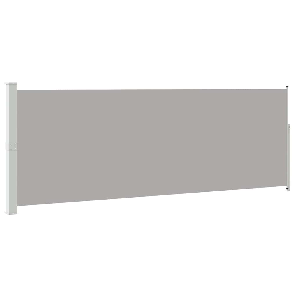 Vidaxl windscherm uittrekbaar 160x514 cm grijs