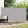 Vidaxl windscherm uittrekbaar 160x514 cm grijs
