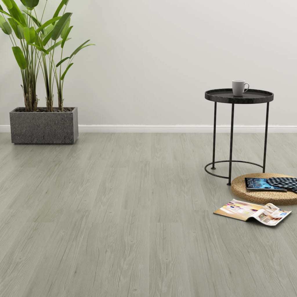 Vidaxl Floorboards Self -Adhesive 4,46 m² 3 mm PVC šedá