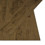 Vidaxl aboard pavimenti autoadesivo 4,46 m² 3 mm PVC Natural Brown