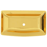 Vidaxl Washbasin 71x38x13,5 cm keramično zlato obarvano