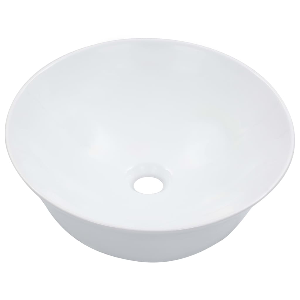 Vidaxl Washbasin 41x12,5 cm keramična bela