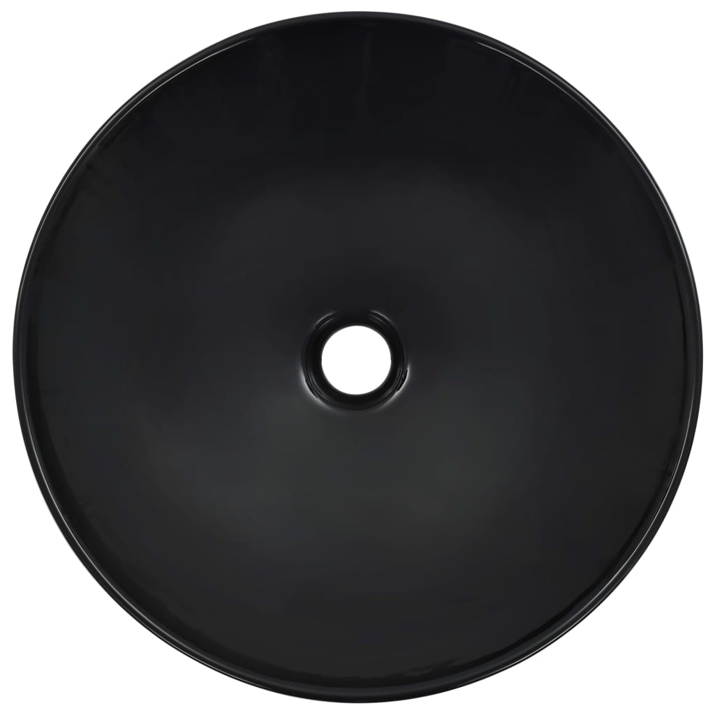 Vidaxl Washbasin 41x12,5 cm Black en céramique