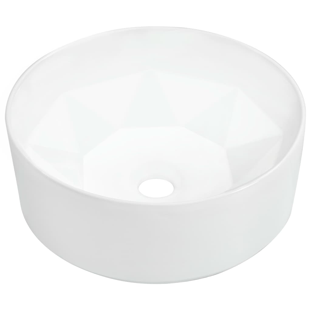 Vidaxl Washbasin 36x14 cm keramična bela