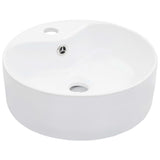 Vidaxl Washbasin med landing 36x13 cm keramisk hvit