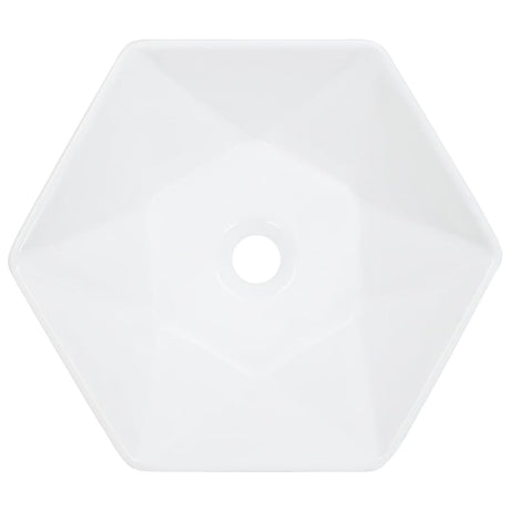 Vidaxl wastafel 41x36,5x12 cm keramiek wit