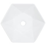 Vidaxl Washbasin 41x36.5x12 cm keramična bela