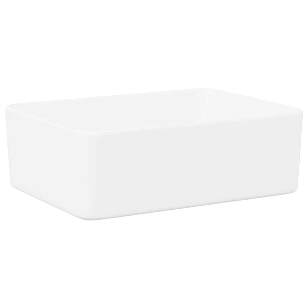 Vidaxl wastafel 40x30x13 cm keramiek wit