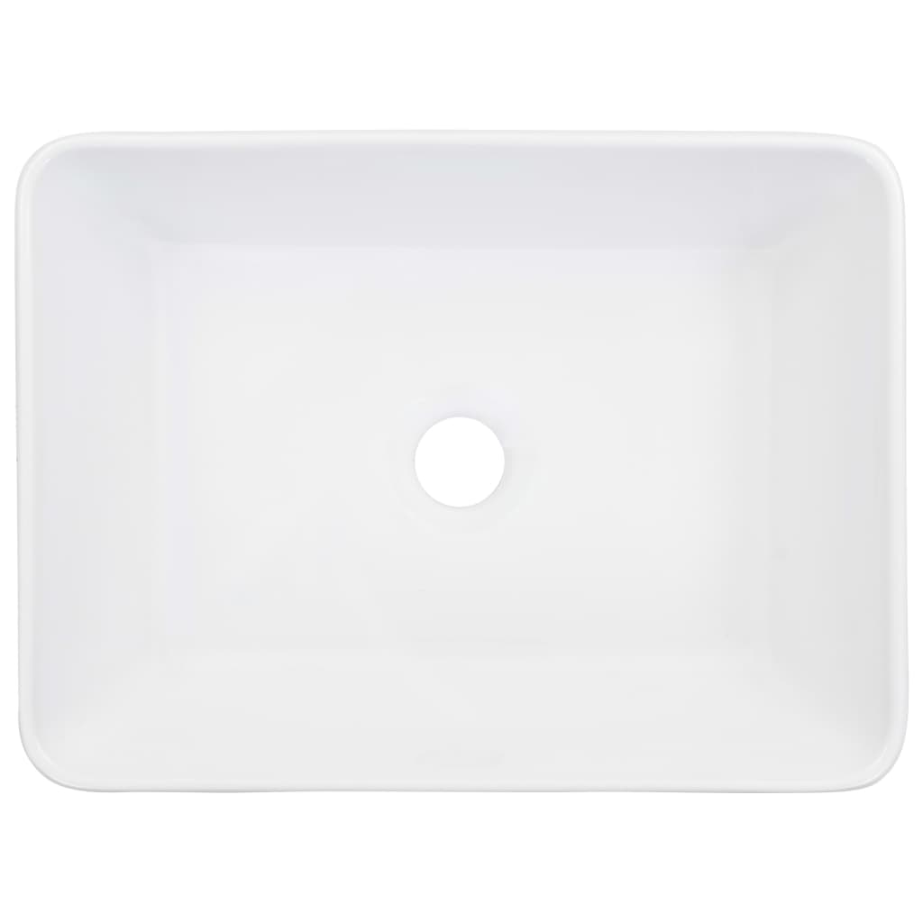 Vidaxl Washbasin 40x30x13 cm keramisk hvit