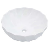 Vidaxl Washbasin 46x17 cm keramična bela