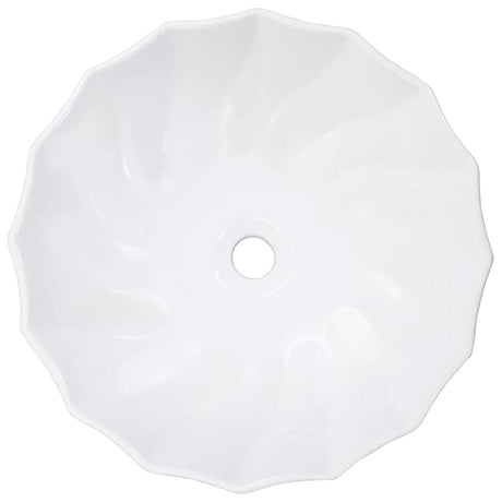 Vidaxl wastafel 46x17 cm keramiek wit