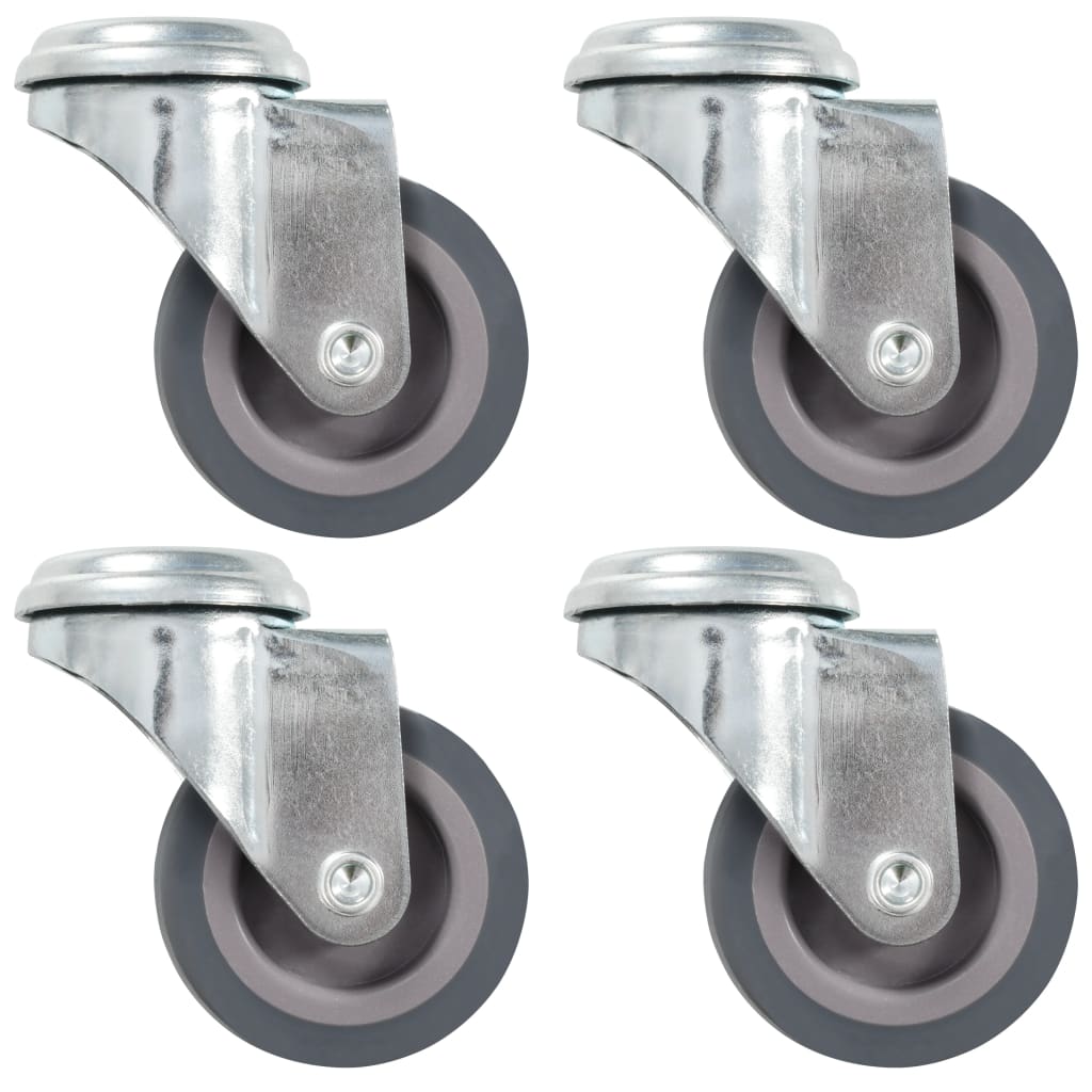 Vidaxl swivel wheels with bolt holes 4 st 50 mm