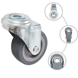 Vidaxl swivel wheels with bolt holes 4 st 50 mm