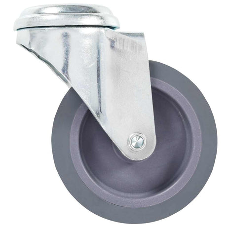 Vidaxl zwenkwielen met boutgaten 4 st 75 mm