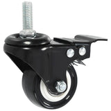 Vidaxl zwenkwielen met remmen 4 st 50 mm