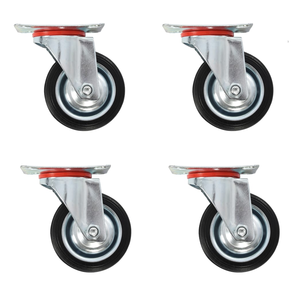 Vidaxl Swivel Wheels 4 st 75 mm