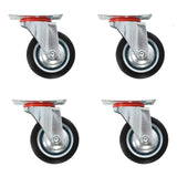 Vidaxl Swivel Wheels 4 st 75 mm