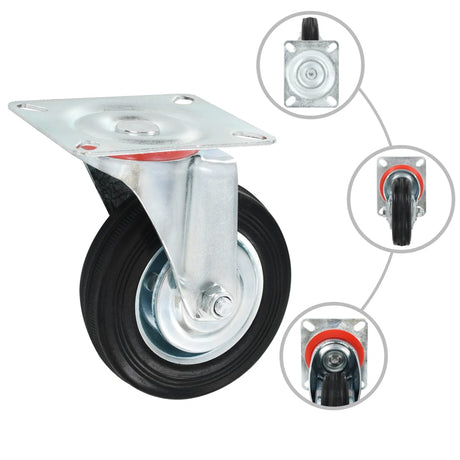 VidaXL swivel wheels 4 st 100 mm