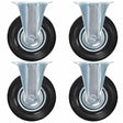 Vidaxl vaste wielen 4 st 125 mm