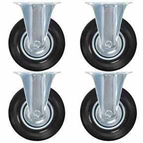 Vidaxl vaste wielen 4 st 125 mm
