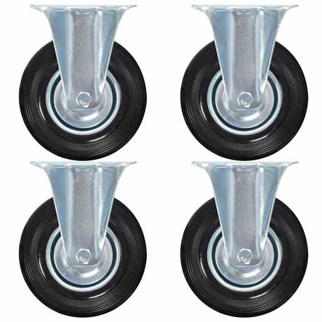 Vidaxl vaste wielen 4 st 125 mm